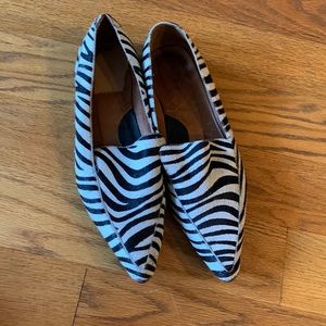 John Fleuvog Impel Zebra Loafers size 9